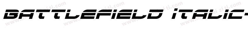 Battlefield Italic字体转换